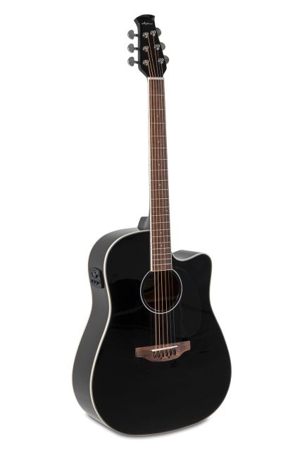 E – akustická kytara Wood Classics AED96-5HG Black Gloss Electro