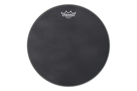 Blána pro bicí Ambassador Black Suede Snare Side