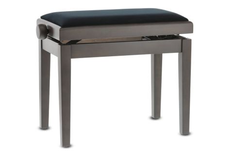 Piano stolička Deluxe ořech, tmavý mat 2