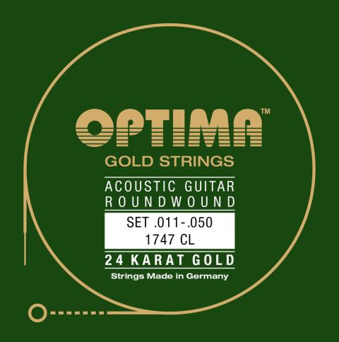 Struny pro Akustickou kytaru Gold Strings