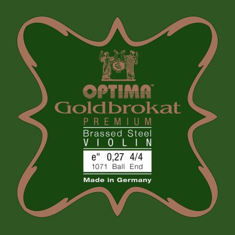 Optima struny pro housle Goldbrokat Premium - motaženo posazí