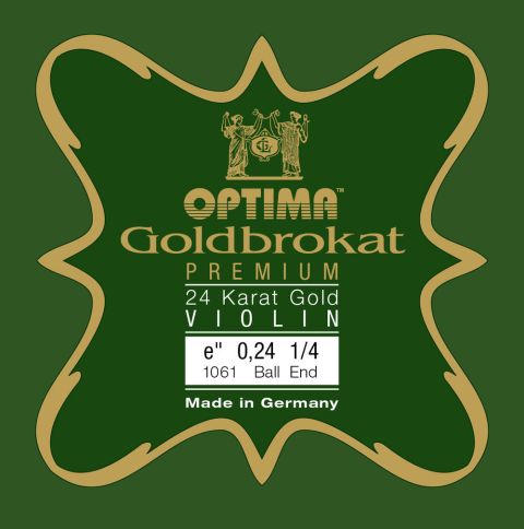 Struny pro housle Goldbrokat Premium 24 Karat Gold