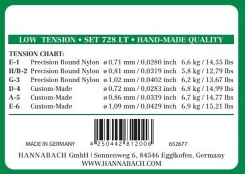 Struny pro klasickou kytaru série 728 Low tension Custom Made Struny pro klasickou kytaru série 728 Low tension Custom Made