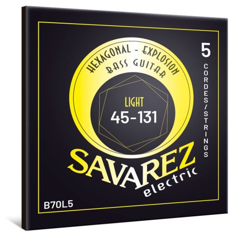 Savarez struny pro E-bas Hexagonal Explosion