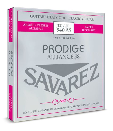 Struny pro Klasickou kytaru Prodige 38 1/8-3/4 velikost Struny pro Klasickou kytaru Prodige 38 1/8-3/4 velikost