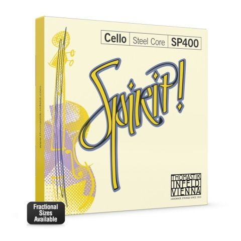 Struny pro Cello Spirit! Fractional - malá velikost Struny pro Cello Spirit! Fractional - malá velikost