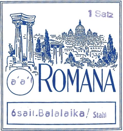 Romana struny pro Balalaiku Prim