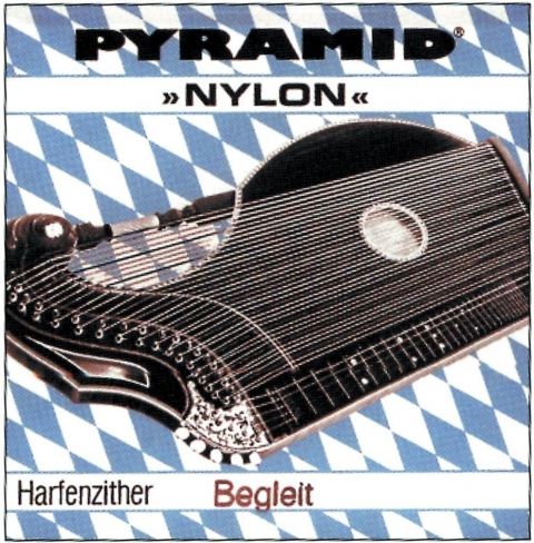 Pyramid struny pro Citeru Nylon. Harfen-/vzduchem-rezonující – Citera