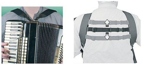 Popruh pro akordeon Deluxe Accordion Harness