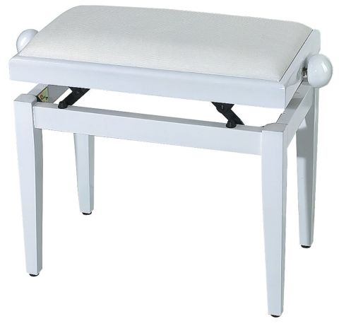 Piano stolička FX Bílá, matná