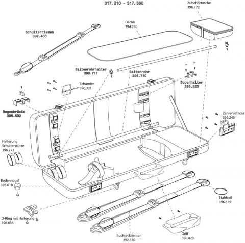 Pouzdro pro housle Idea 2.3