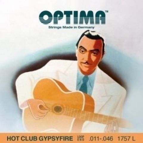 Optima struny pro akustickou kytaru Hot Club Gypsyfire-postříbřené
