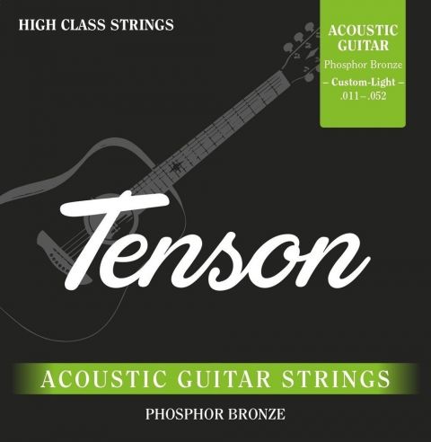 Struny pro Akustickou kytaru Struny pro akustickou kytaru - Tenson Phosphor Bronze