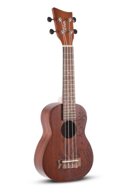 Sopran Ukulele Manoa Kaleo Tattoo KT-SO-NIPPON