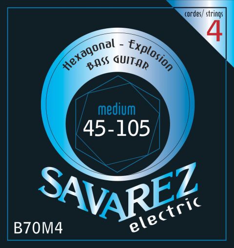 Savarez struny pro E-bas Hexagonal Explosion