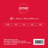 Optima struny pro Mandolínu Chrome polished Sada 2105