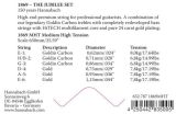 Struny pro Klasickou kytaru Serie 1869 Carbon/Gold MHT D4 Gold MHT 18694MHT Struny pro Klasickou kytaru Serie 1869 Carbon/Gold MHT D4 Gold MHT 18694MHT