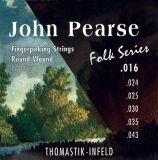 Thomastik struny pro klasickou kytaru John Pearse Folk Series Light E1 .016fw PJ16