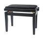 Piano stolička Deluxe Černý mat