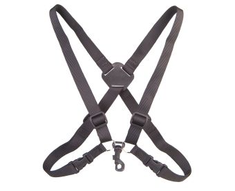 Popruh pro saxofon Simplicity Harness Černá, délka 31-48 cm