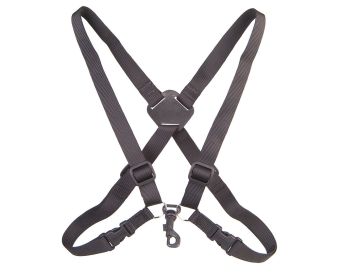 Popruh pro saxofon Simplicity Harness Černá XL, délka 38-56 cm