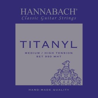 Hannabach Struny pro klasickou kytaru série 950 Medium/High Tension Titanyl