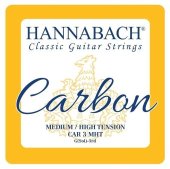 Hannabach Struna pro klasickou kytaru CARBON Medium / High Tension Diskant