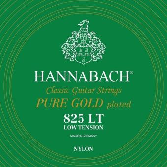 Hannabach Struna pro klasickou kytaru série 825 Low tension Speciální pozlacení