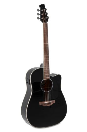 E – akustická kytara Wood Classics AED96-5HG Black Gloss Electro Černý vysoký lesk AED96-5HG