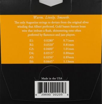 Augustine struny pro klasickou kytaru D4w .0315”/0,80mm