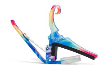 Kapodaster Quick-Change kapodastr pro akustickou kytaru tie dye KG6TDA