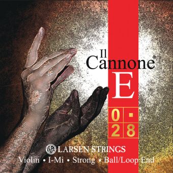 Struny pro housle IL CANNONE E strong .028