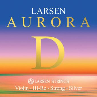 Aurora Struny pro housle D Silver 4/4 Strong