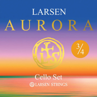 Struny pro Cello Larsen Aurora Set 3/4 Medium