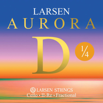 Struny pro Cello Larsen Aurora D 1/4 Medium