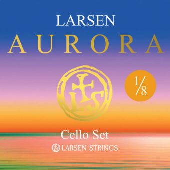 Struny pro Cello Larsen Aurora Set 1/8 Medium