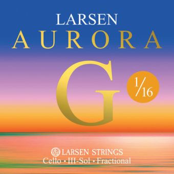 Struny pro Cello Larsen Aurora G 1/16 Medium