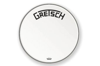 Gretsch Bassdrum blána Ambassador - bílá zdrsněná