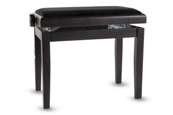 Piano stolička Deluxe Palisandr/mat Černý potah JB2