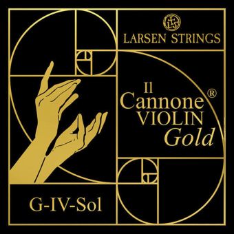 Struny pro housle Il CANNONE Gold G Soloist Gold