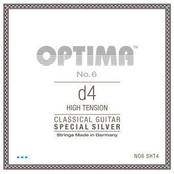 Struny pro Klasickou kytaru Jednotlivé struny D4w silver plated High