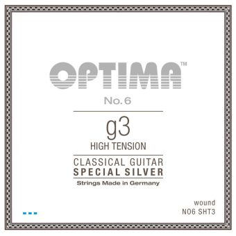 Struny pro Klasickou kytaru Jednotlivé struny G3w silver plated High