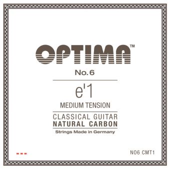 Struny pro Klasickou kytaru Jednotlivé struny E1 Carbon medium