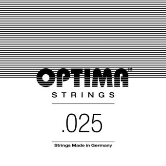 Optima struny pro E-kytaru Chrome Strings. Round Wound D4 0.025