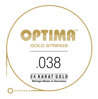 Struny pro E-kytaru Gold Strings Round Wound E6 .038w GE038