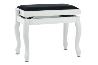 Piano stolička Deluxe Classic Bílá, matná JB2