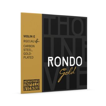 Struny pro housle Rondo Gold E-struna, carbon/steel, gold plated RG01AU