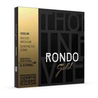Struny pro housle Rondo Gold Sada (RG01, RG01AU, RG02, RG03A, RG04) RG100