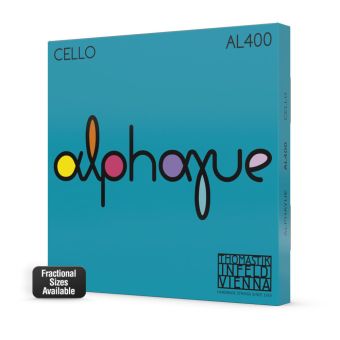 Struny pro Cello Nylonové jádro Sada 1/8 AL400 1/8