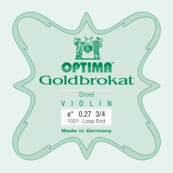 Optima struny pro housle Lenzner Goldbrokat Violine E 0,27 S hart